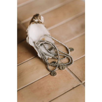 ByShir Armand Met Letter Zilver