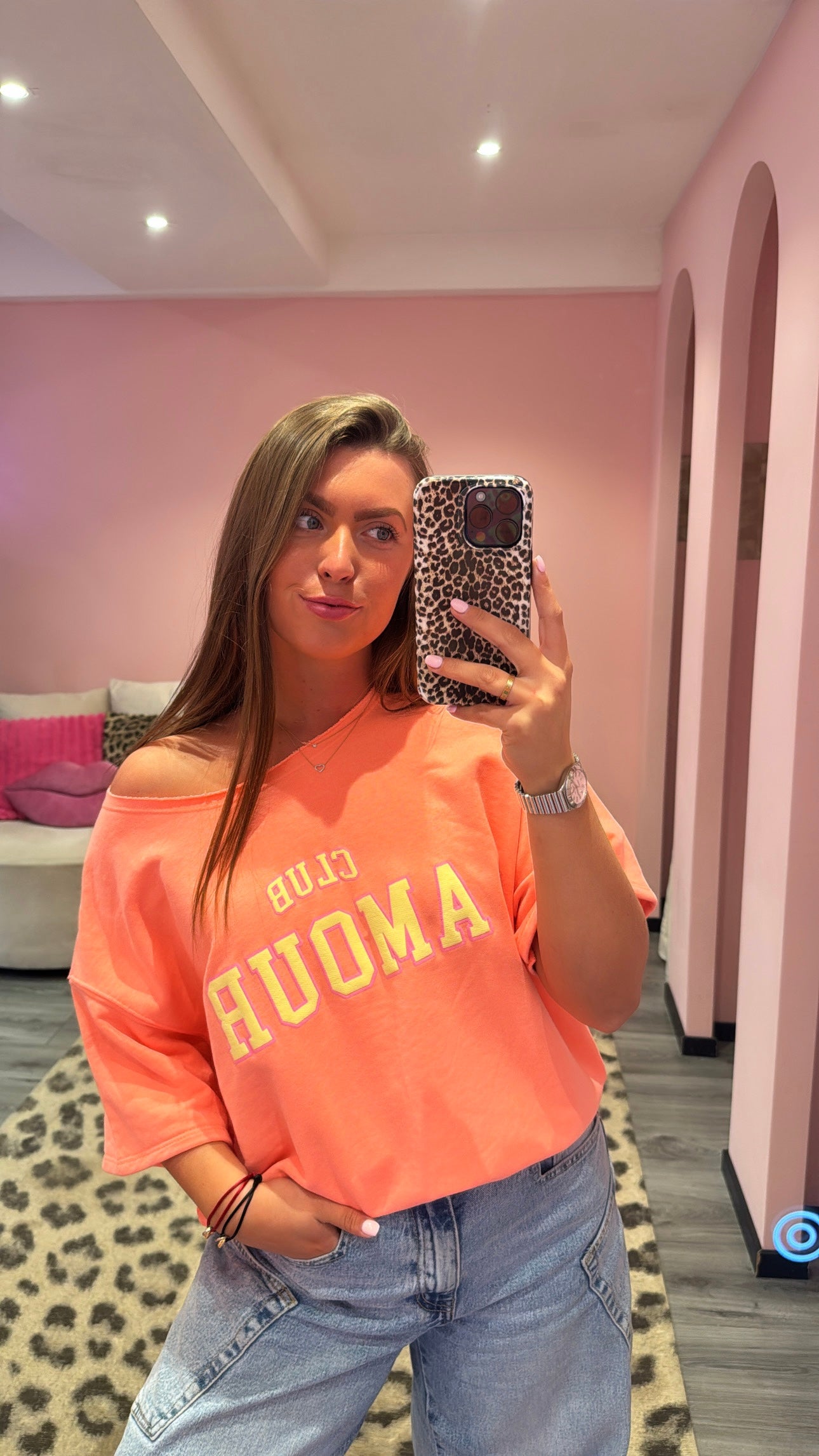 Club Amour Top Koraal