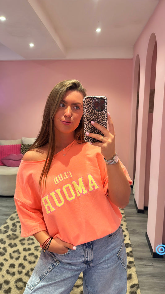 Club Amour Top Koraal