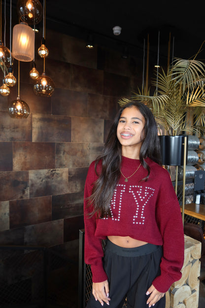 New York Sweater Bordeaux ByMila