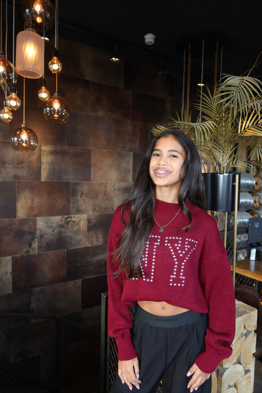 New York Sweater Bordeaux ByMila