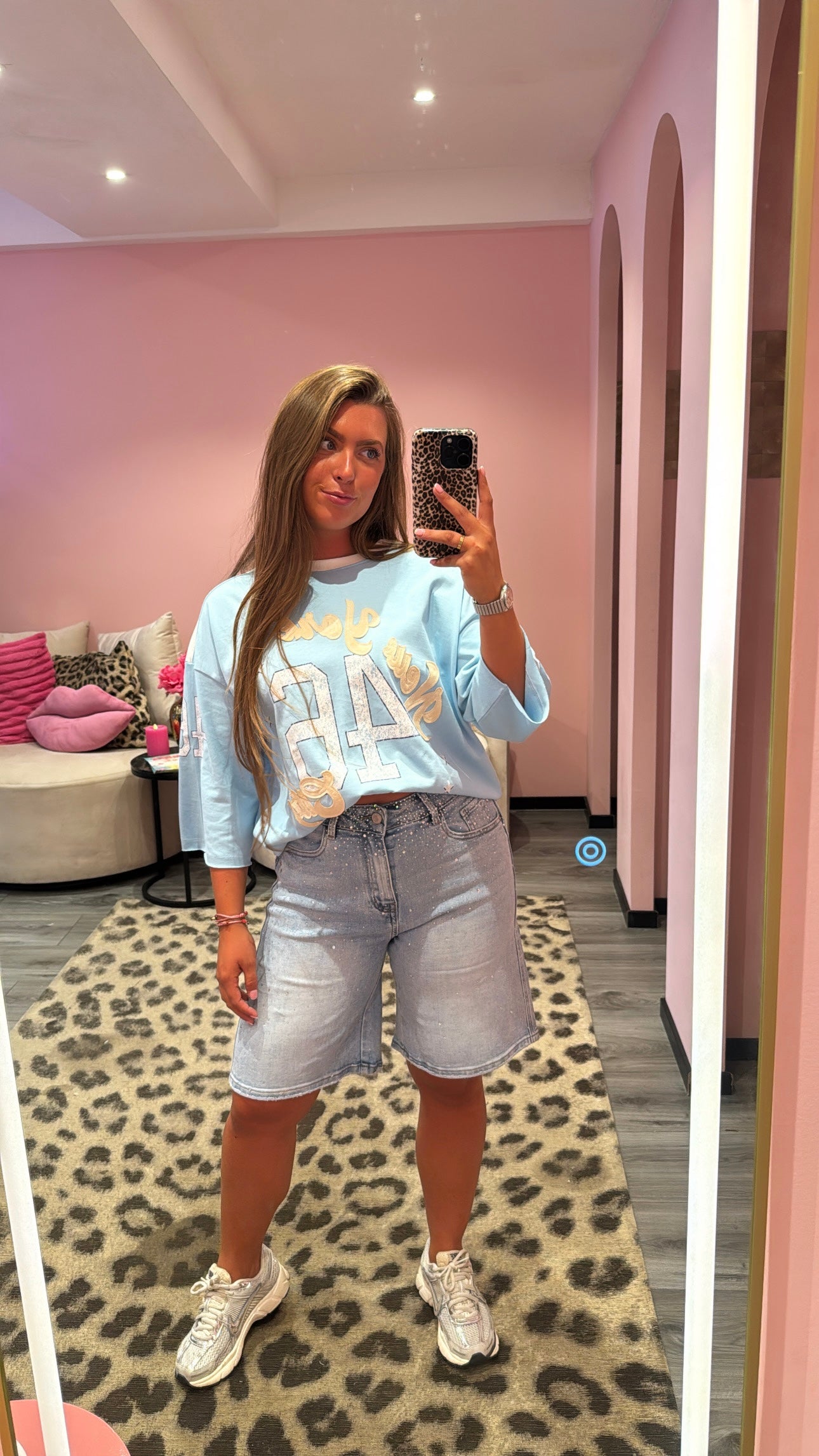 Sparkle Denim Jort 1607-2