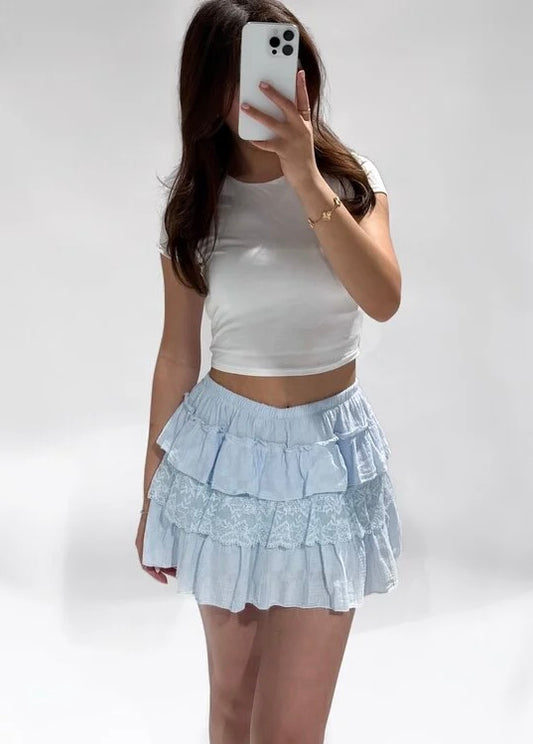 Kaia Skort Light Blue ByMila