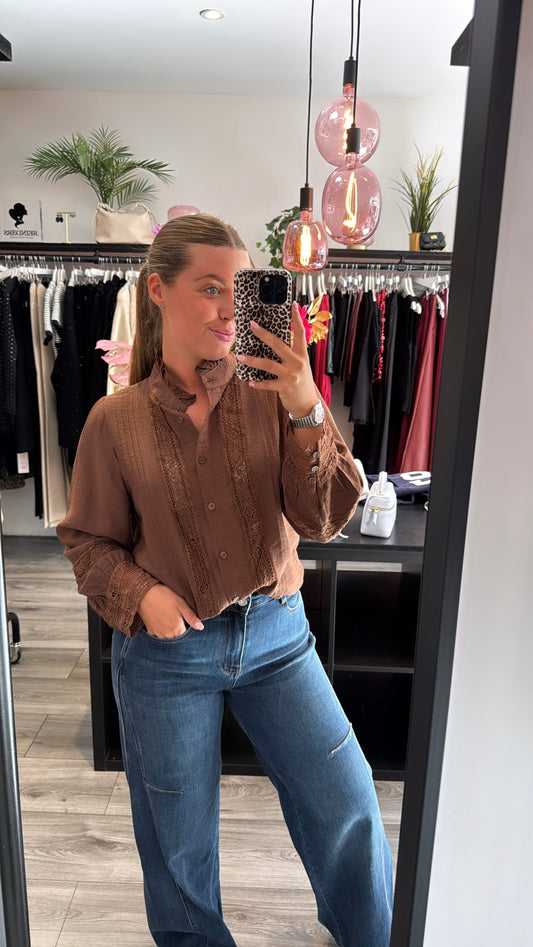 Boho Blouse Bruin