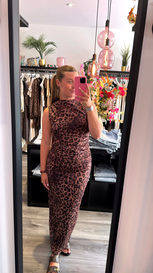 Jurk Mesh Panter