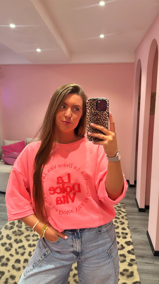 Dolce Vita Top Neon Roze