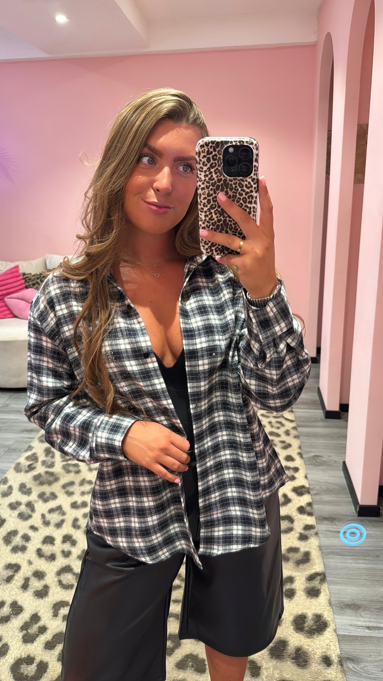 Bobby Flannel Sparkle Blouse