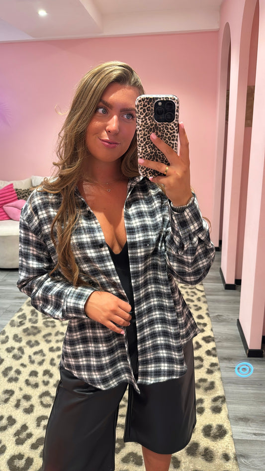 Bobby Flannel Sparkle Blouse