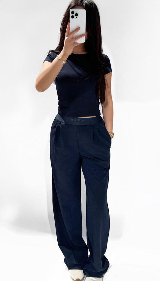 Redefined Pants Navy Blue ByMila