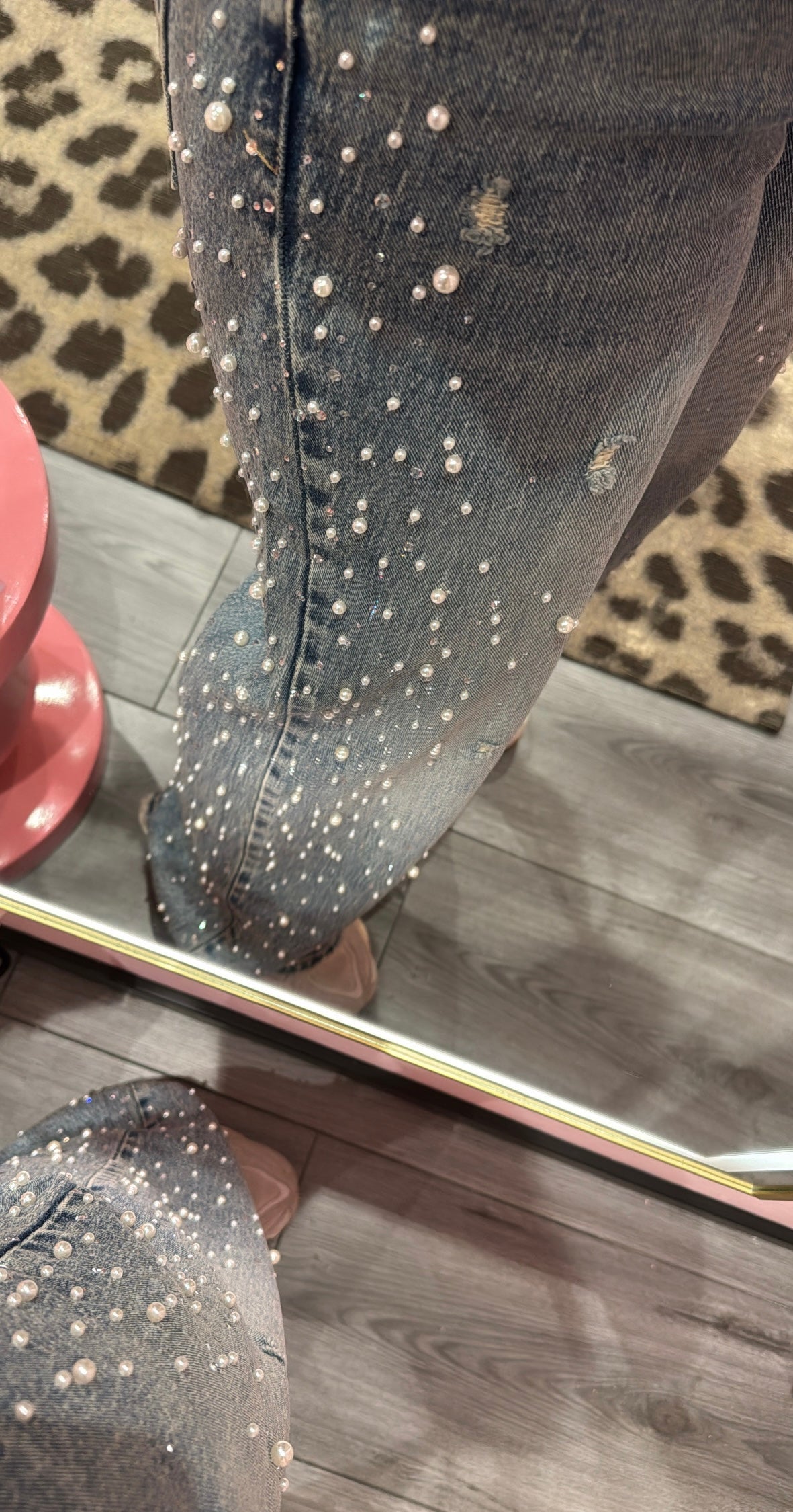 Queen Hearts Low Waist Parels&Strass 5006