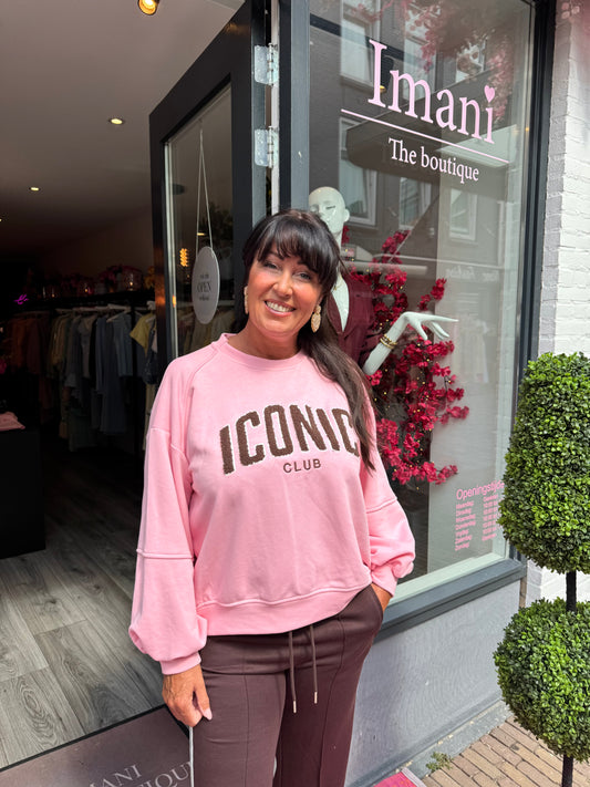 Iconic Sweater Roze