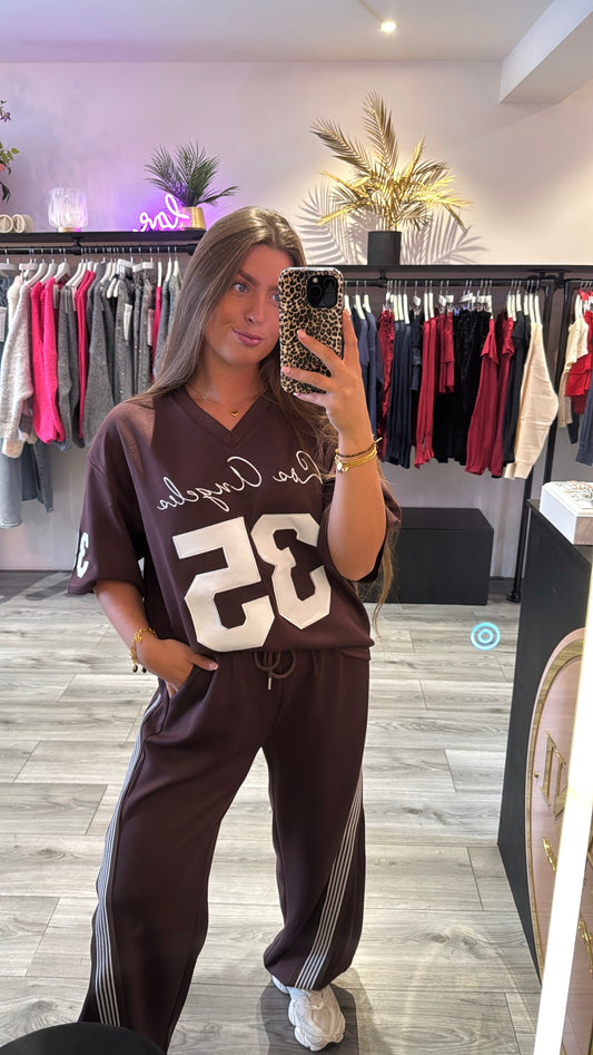Ambika Baseball T-Shirt Coco Bruin