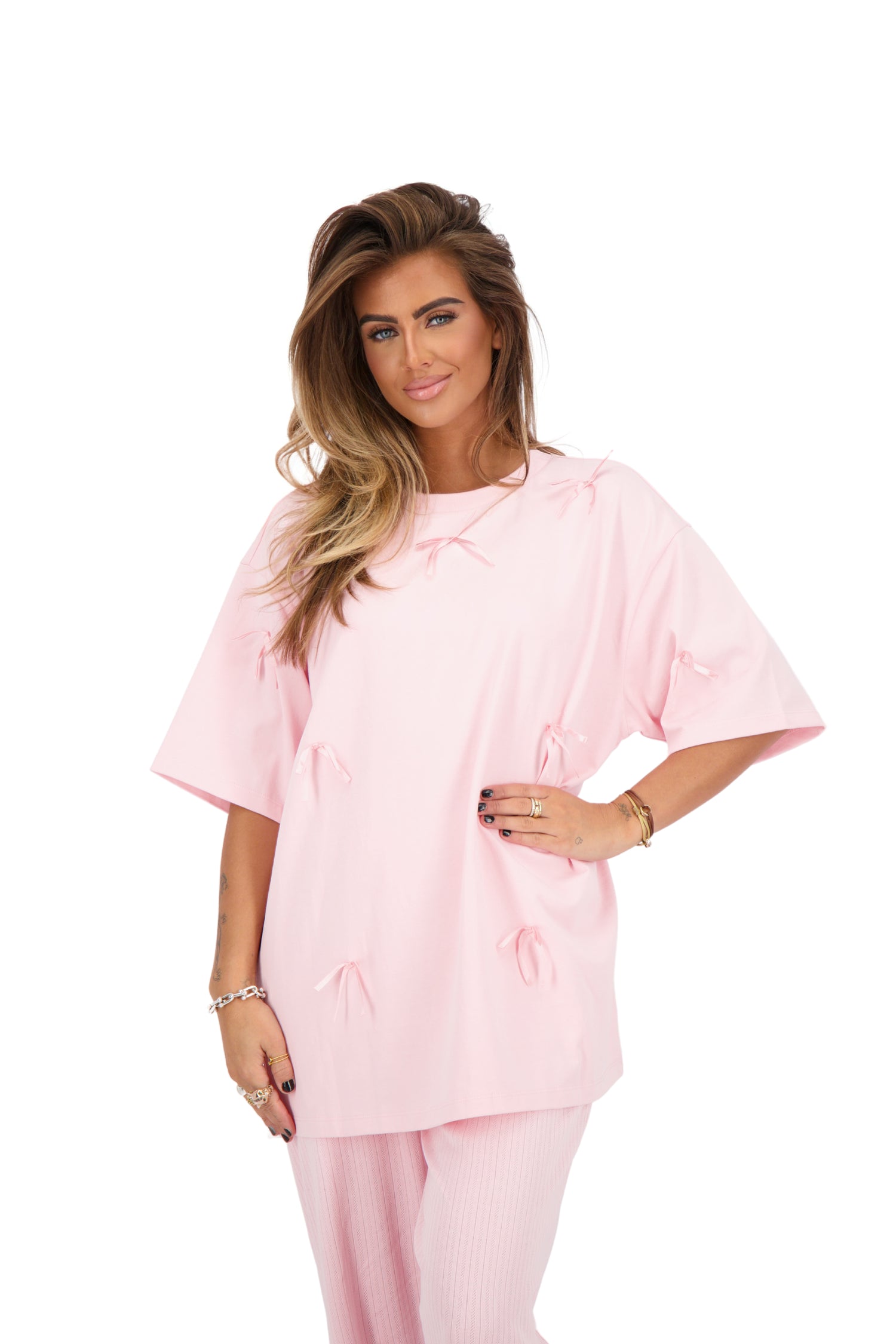 Reinders T-Shirt Bows Licht Roze