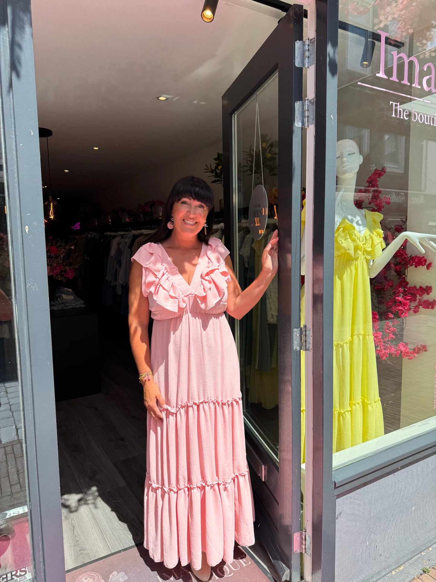 Ruffle Dress Roze