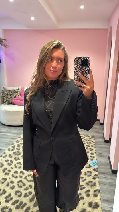Tailored Blazer Zwart 8151