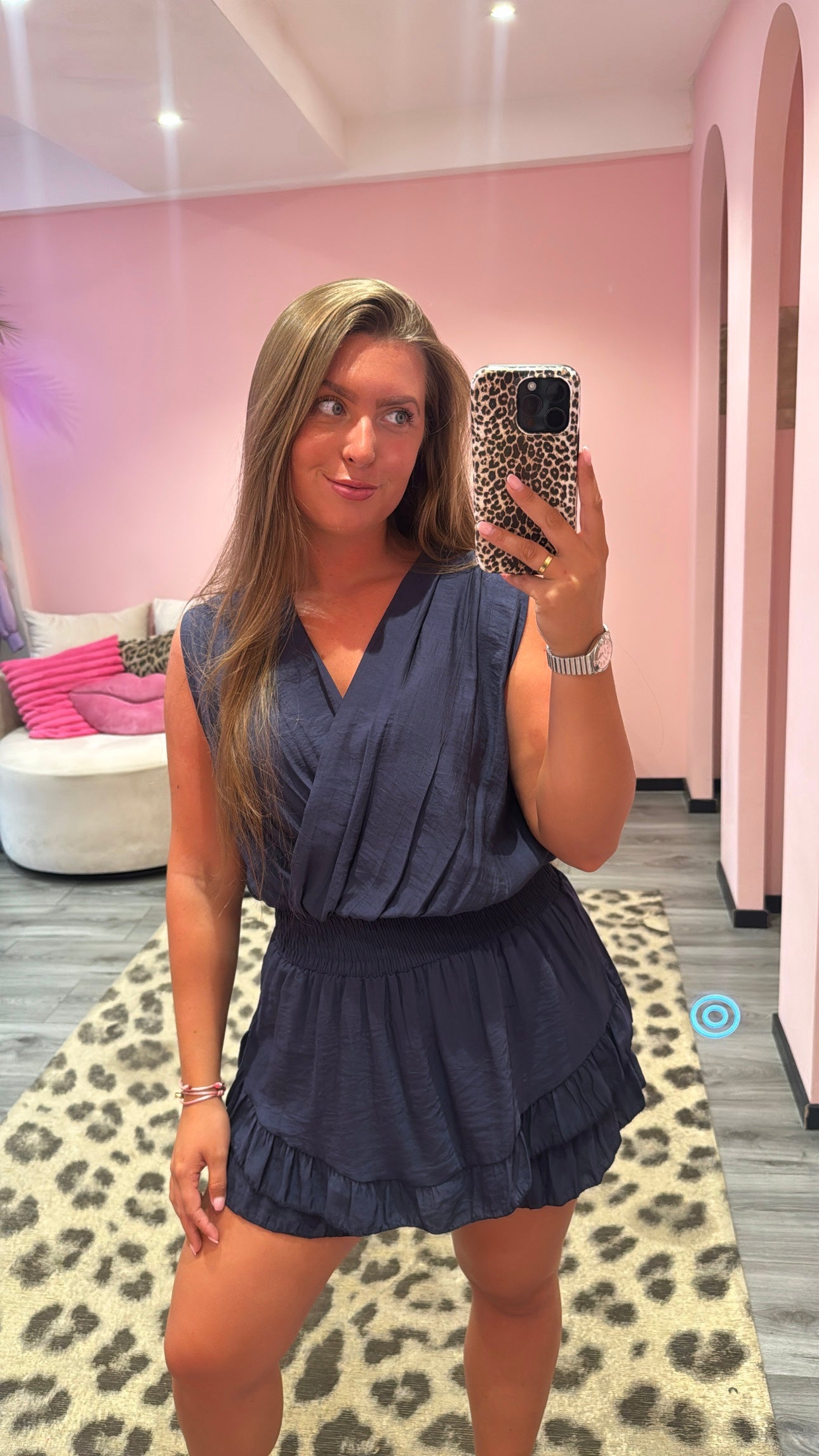 Loua Playsuit Donkerblauw
