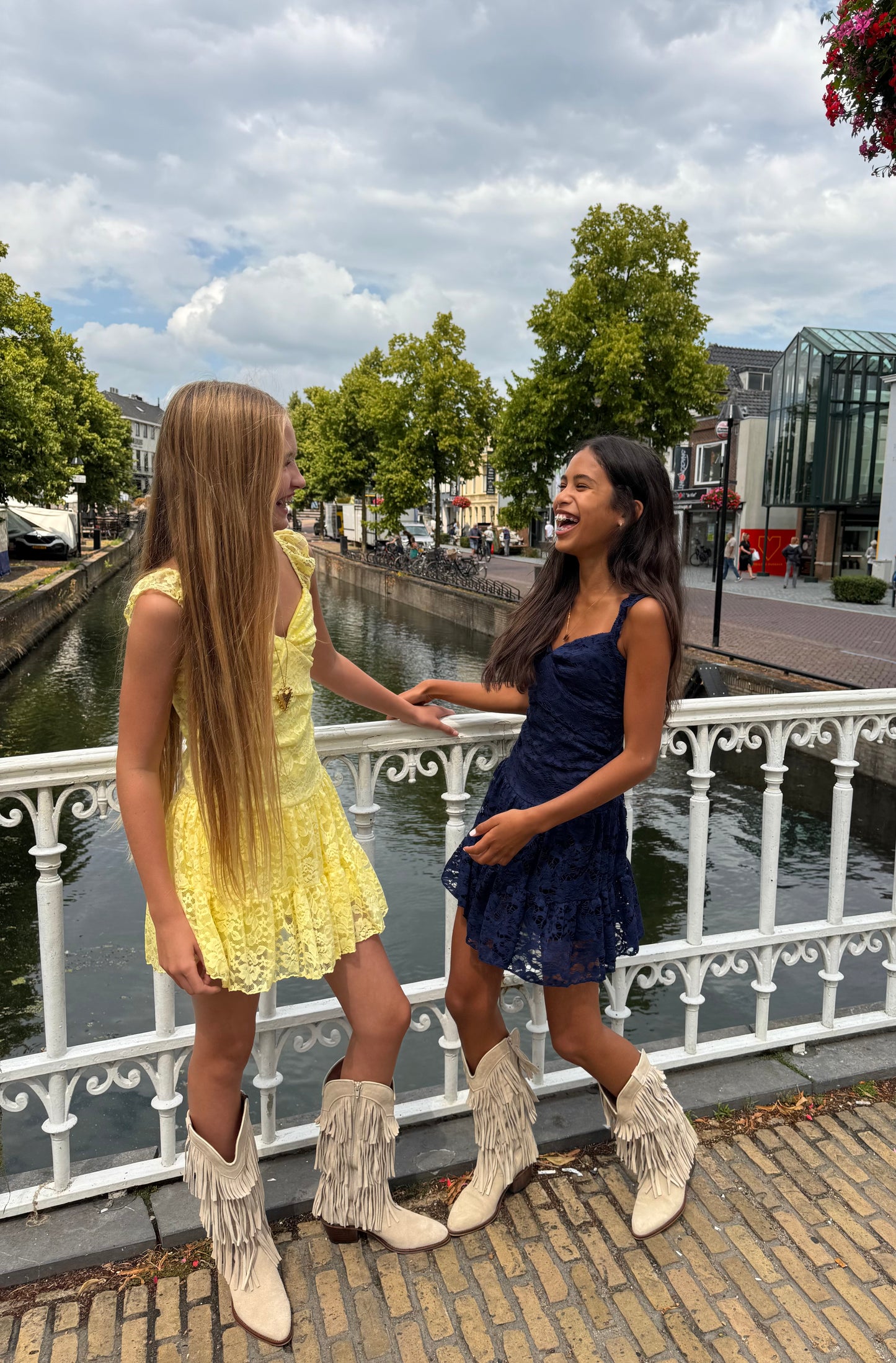 Grace Lace Dress Yellow ByMila