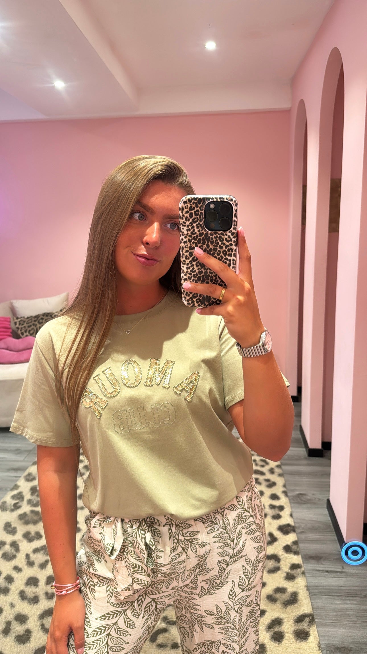 Amour Club T-Shirt Groen