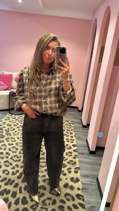 Blouse Fay Cropped Bruin