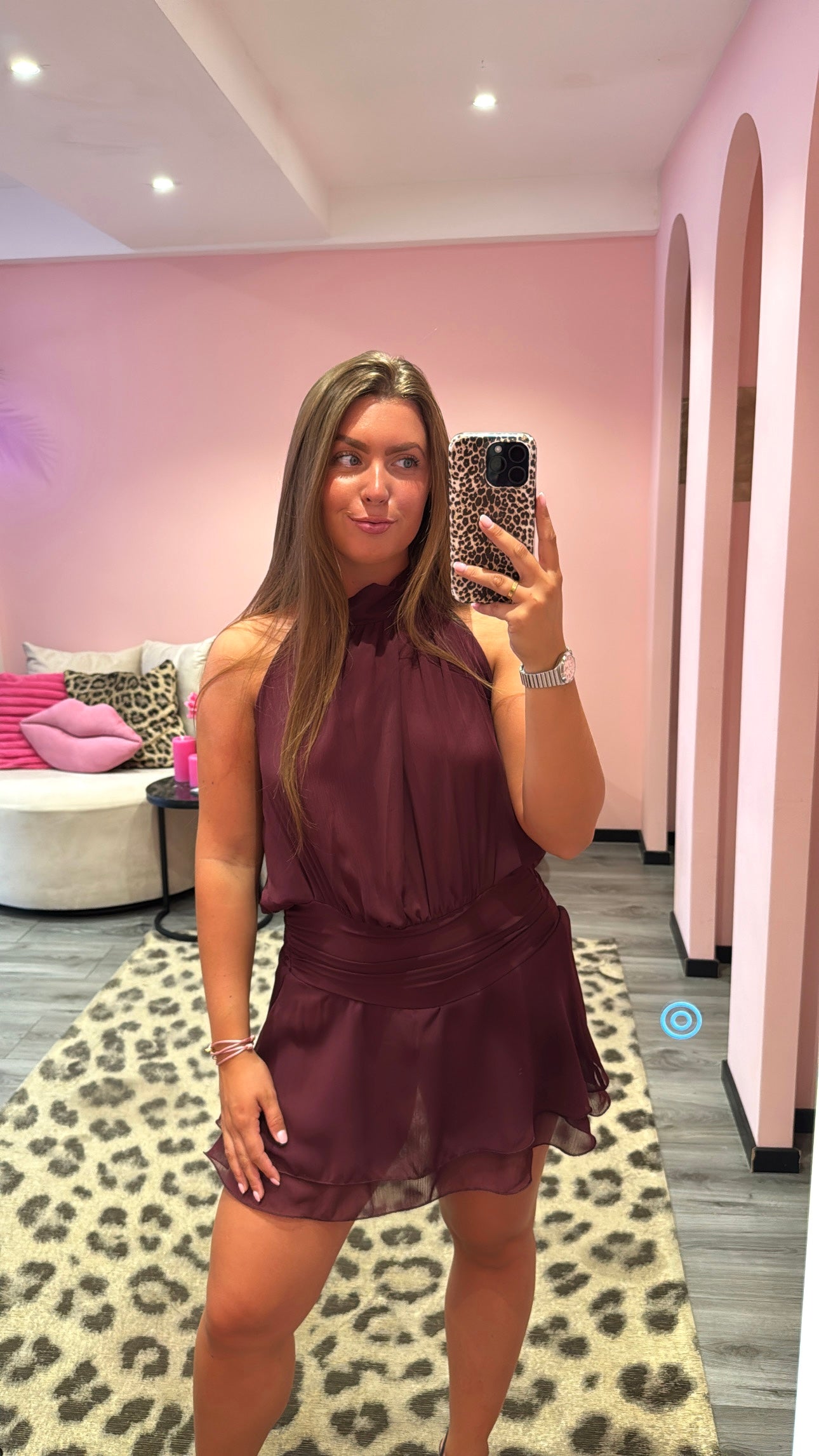 Chloé Playsuit Bordeaux