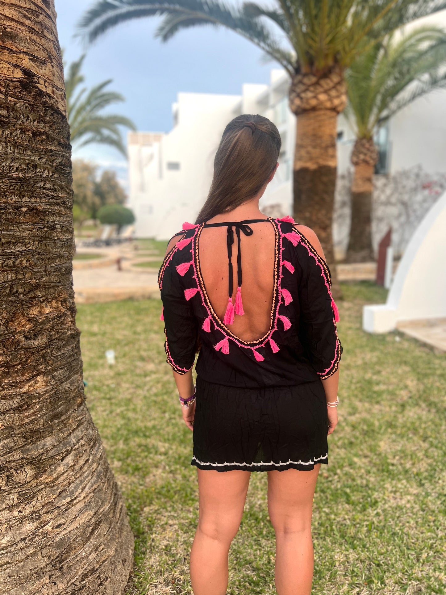 Ibiza Bagus Strand Jurkje Zwart