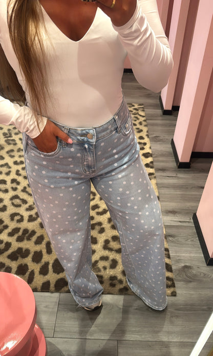 Queen Hearts Dots Jeans 208