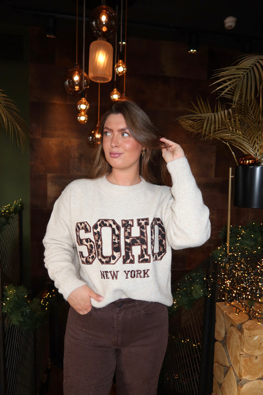 Knitted Soho Trui Panter