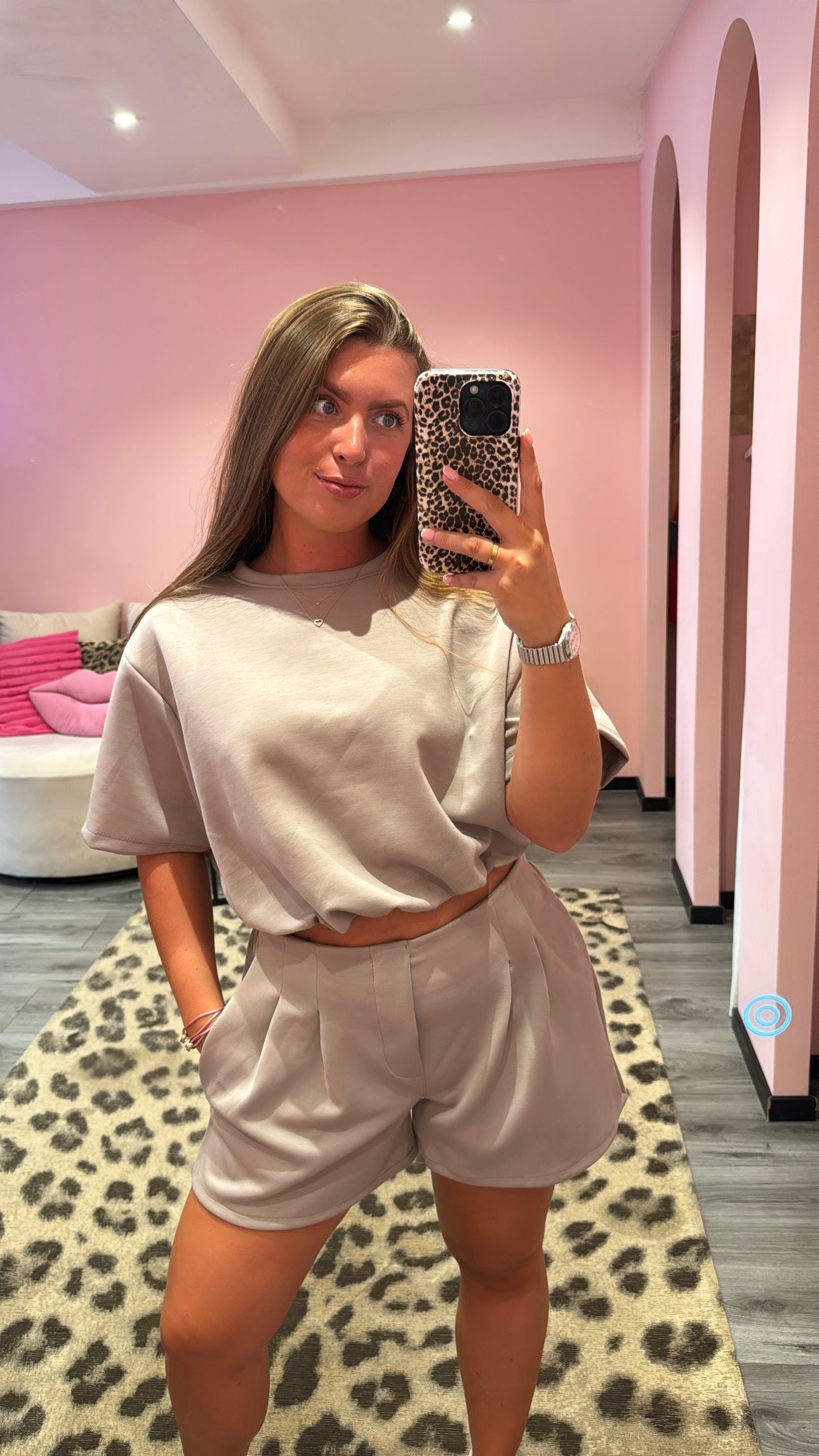 Comfy 2 Piece Set Taupe