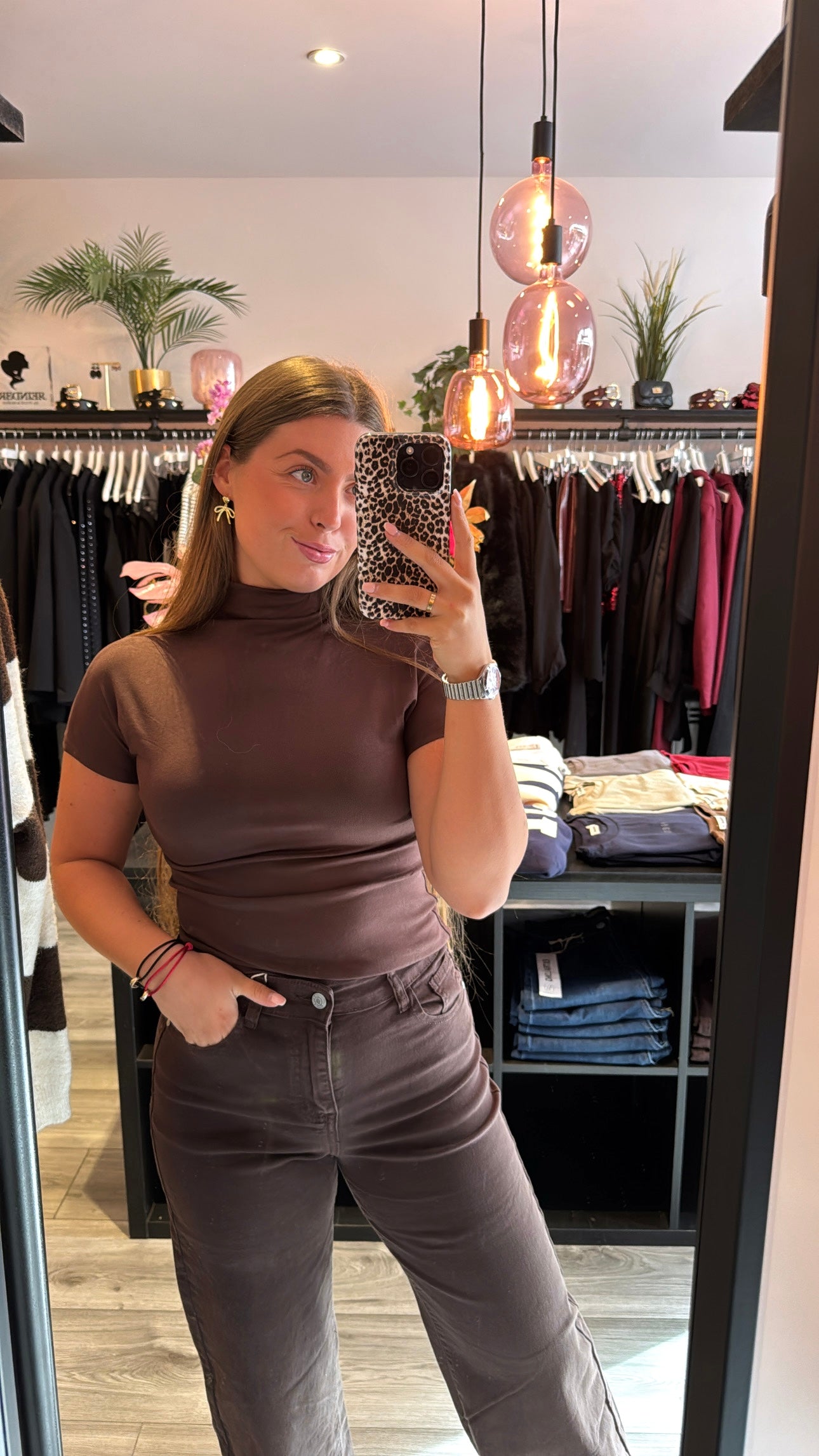 Soft Col Top Bruin