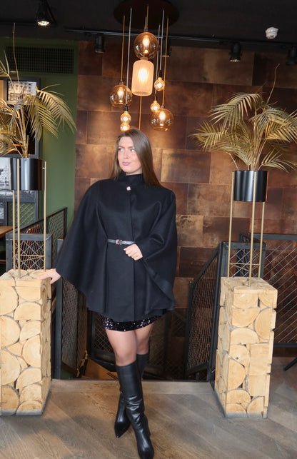 Belt Poncho Zwart