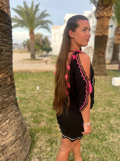 Ibiza Bagus Strand Jurkje Zwart