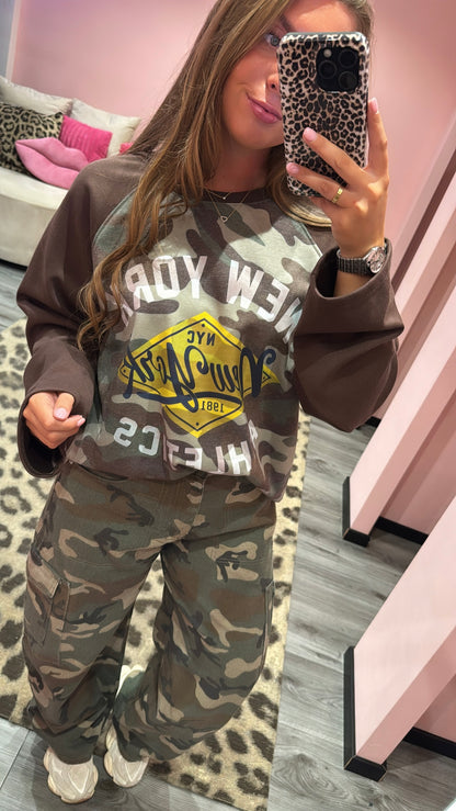 Camouflage Longsleeve New York Bruin