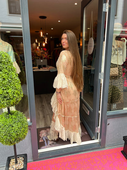 Ibiza Jurk Boho Beige