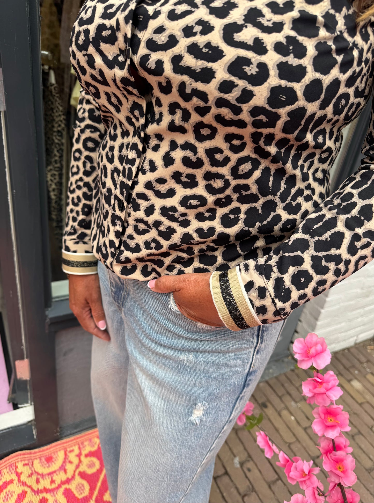 Ambika Travel Blouse Hollis Leopard