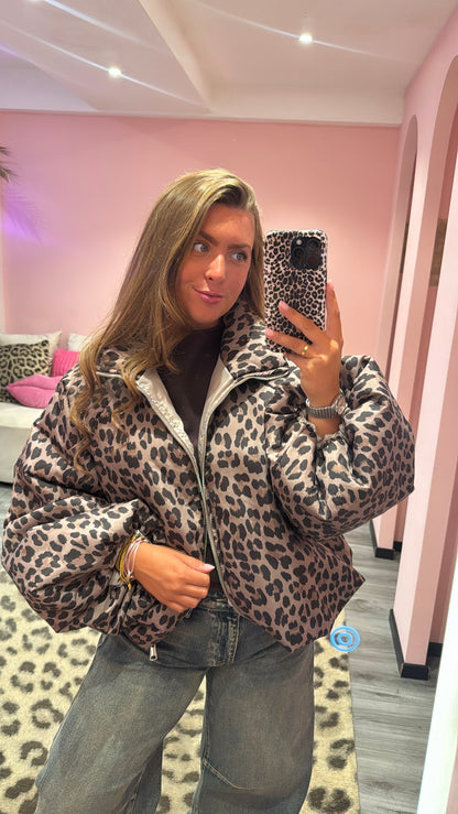 Lola Leopard Puffer Jacket