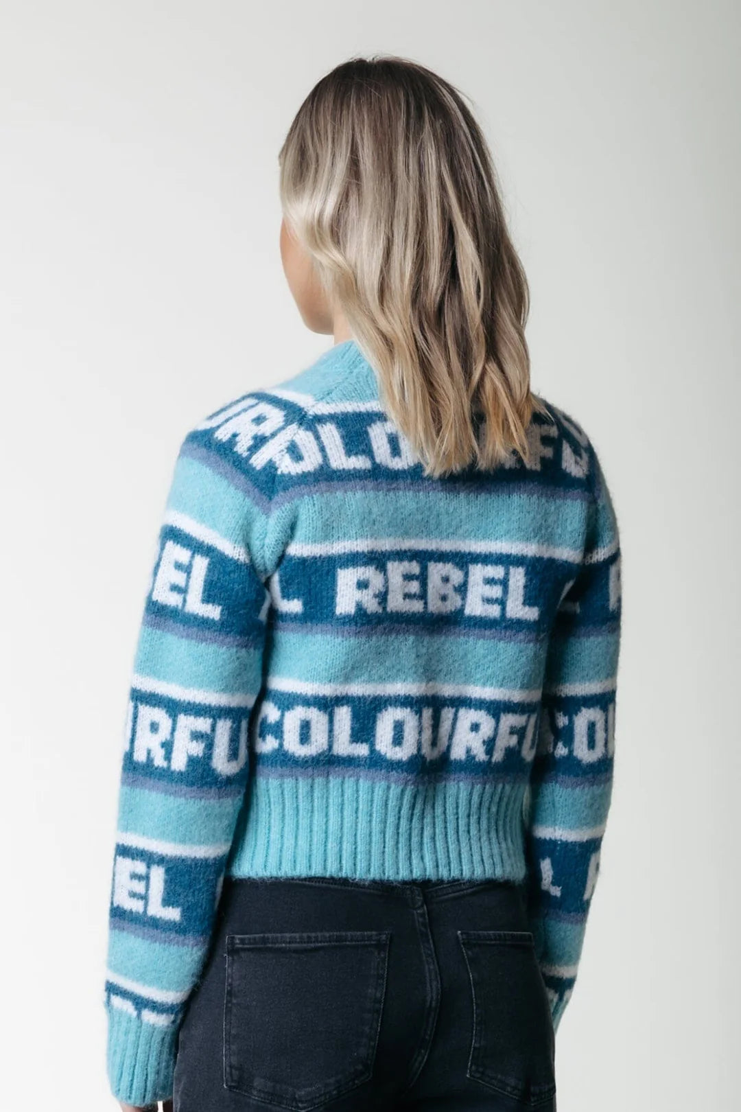 Colourful Rebel Ximenia Knit Mineral Blue