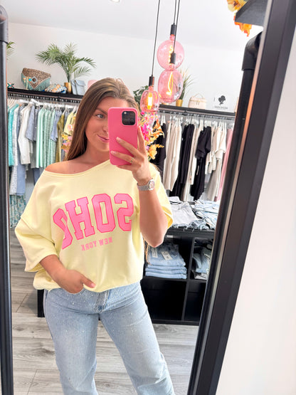 Soho Sweater Butter Yellow