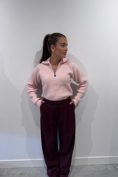 Reinders Pia Pully Sweater Sequins Rose Quartz