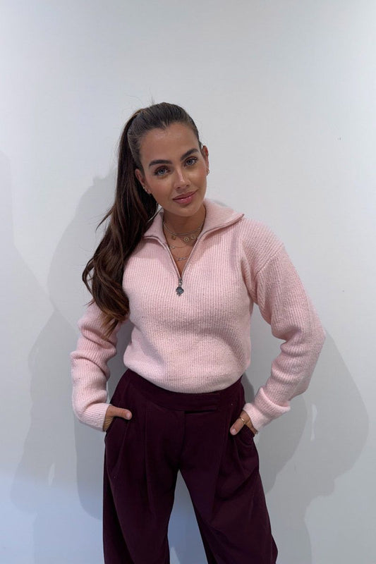 Reinders Pia Pully Sweater Sequins Rose Quartz