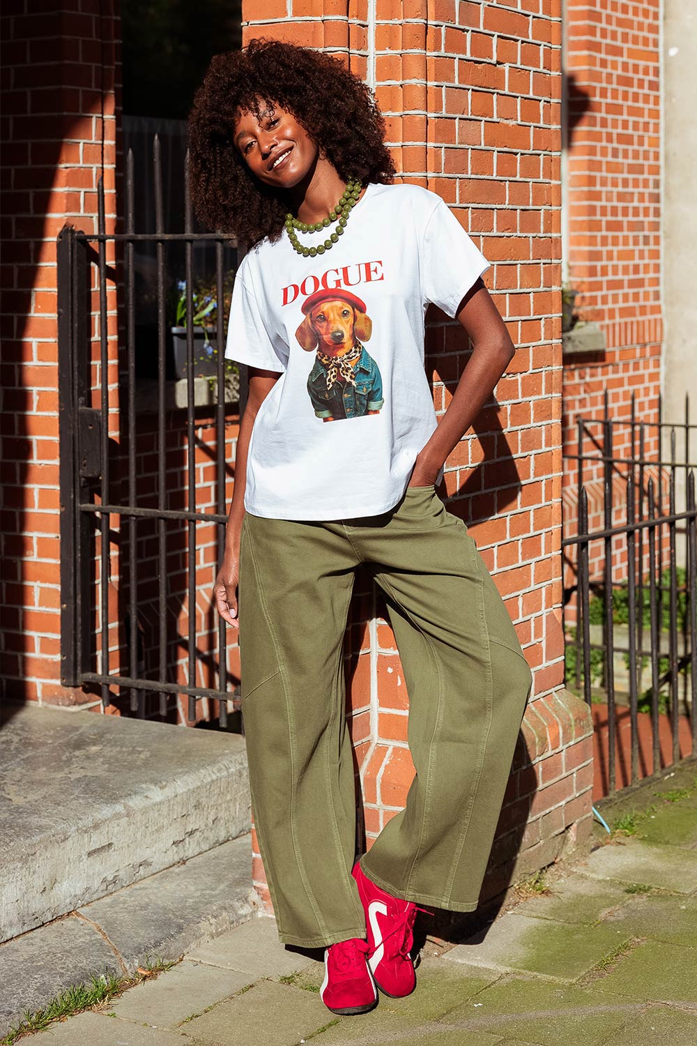 T-Shirt Dogue Rood