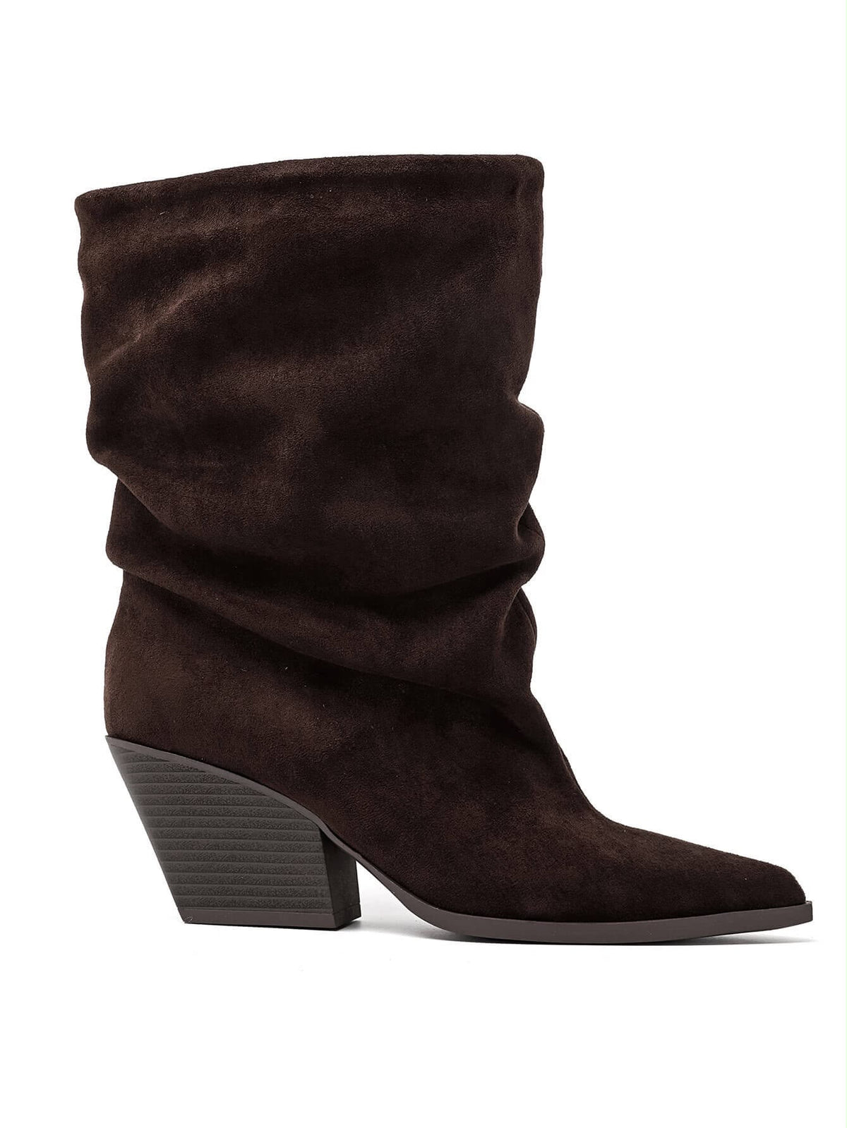 Slouchy Laarsjes Suéde Bruin 2581A