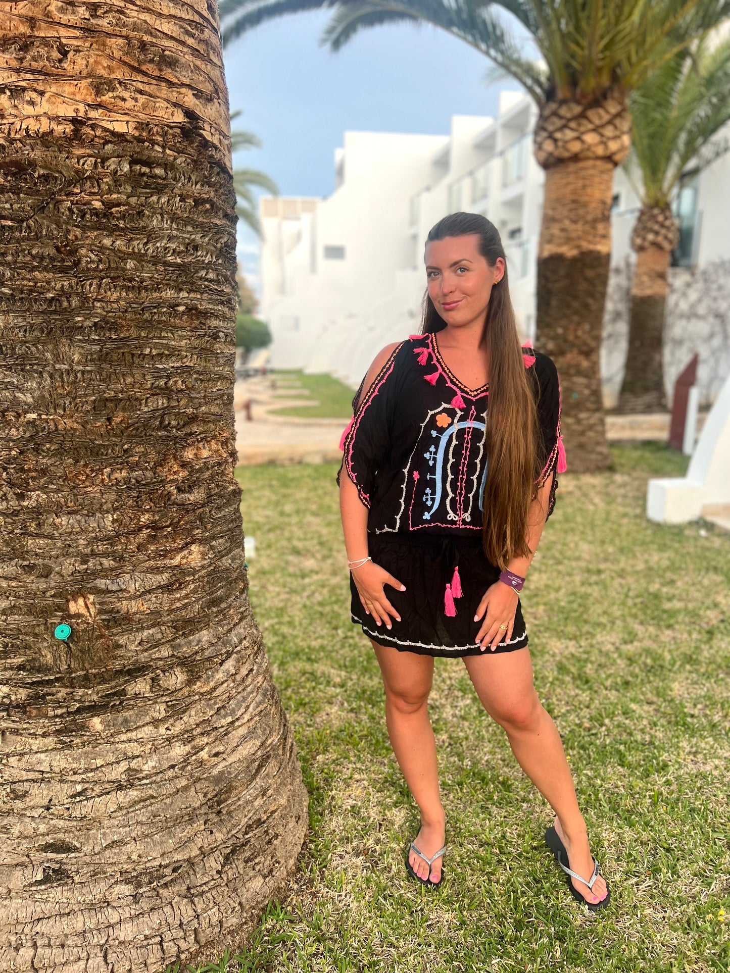 Ibiza Bagus Strand Jurkje Zwart