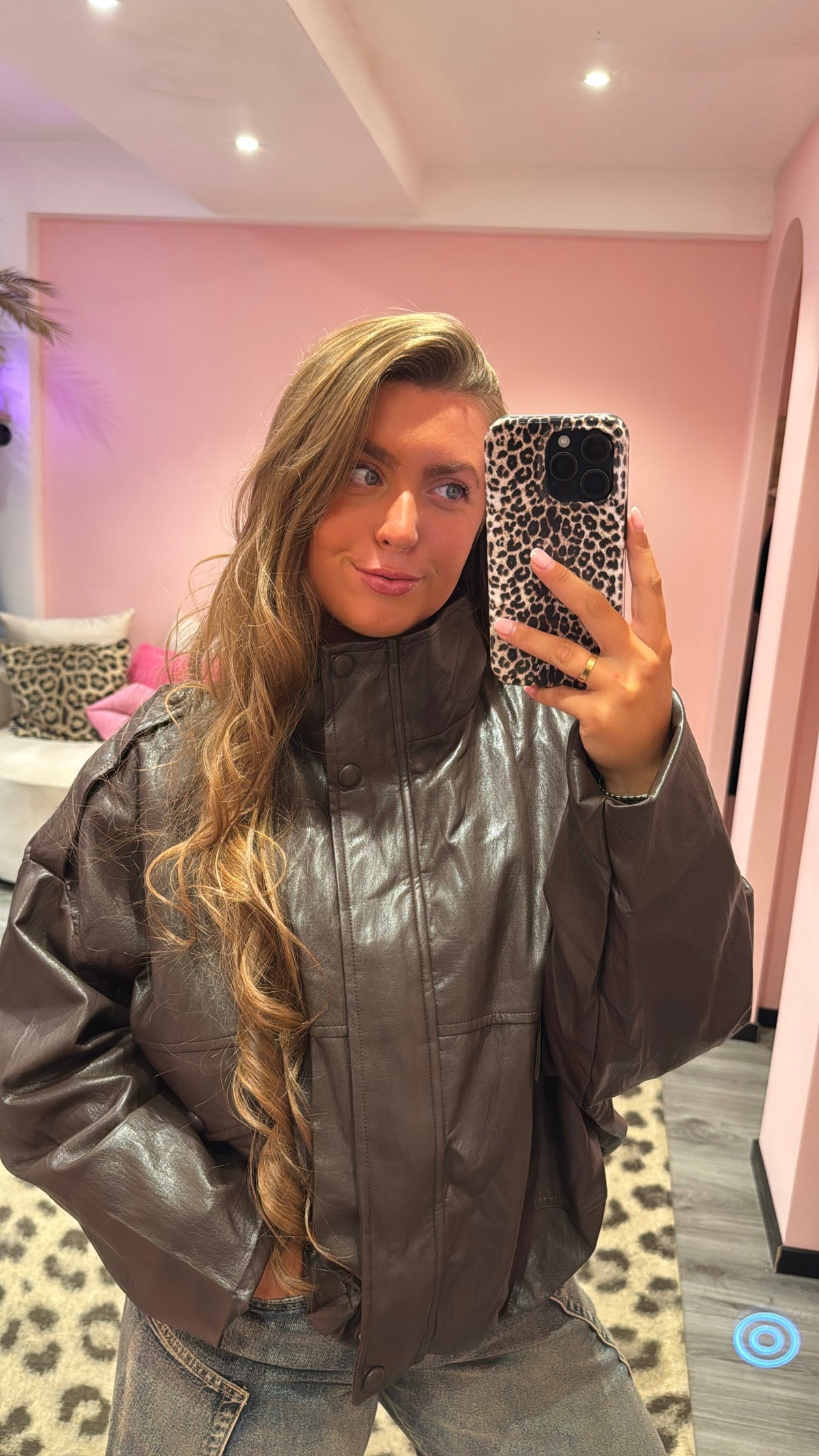Leather Jacket Vivi Brown