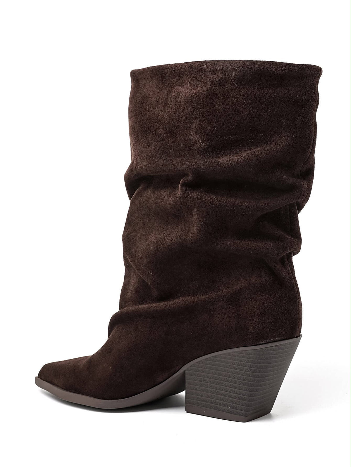 Slouchy Laarsjes Suéde Bruin 2581A