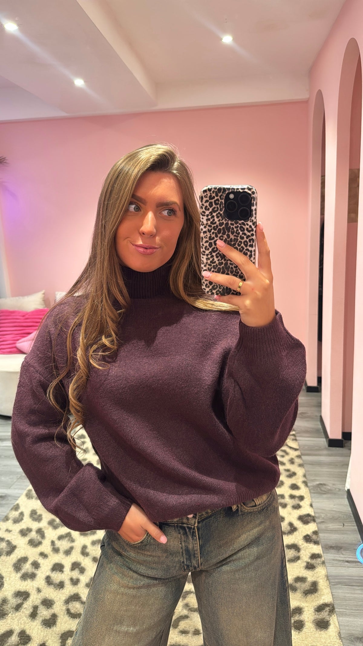 The Everyday Knit Aubergine