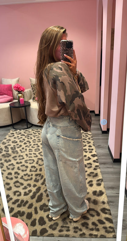 Queen Hearts Barrel/Balloon Jeans 3832-6