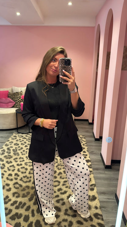 Polka Dots Jogger Wit