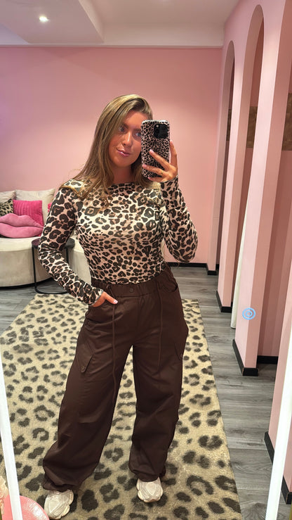 Cargo Broek Bruin 8064