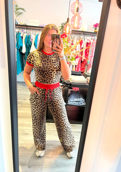 2 Delige Panter Set Rood