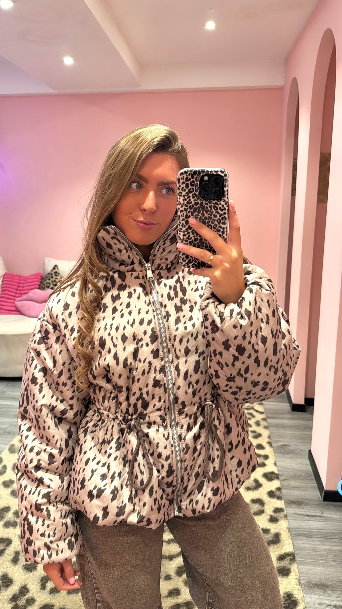 Bowie Puffer Printed Bambi